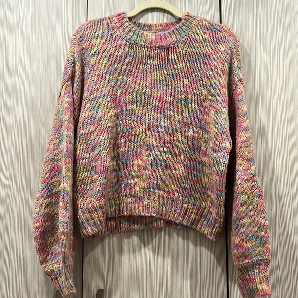 NEW Pink Republic | Multicolor‎ Marled Knit Sweater | Medium - Picture 2 of 8